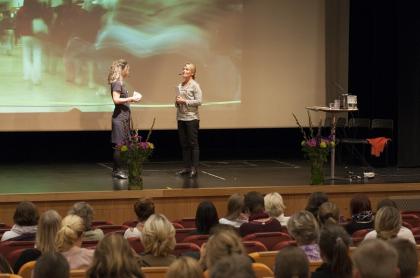 Mikaela Zelmerlööw och Agnetha Kronqvist, Skolverket.