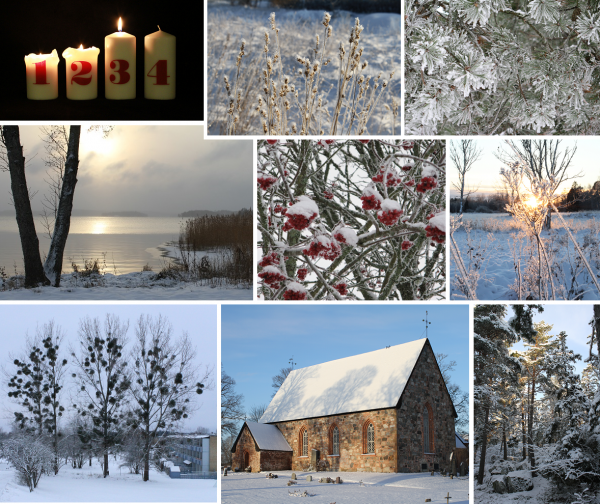 Bilderna i adventskalendern ska sprida julstämning. Flera av bilderna i collaget ovan fanns med i 2012 års upplaga av adventskalendern.<br />