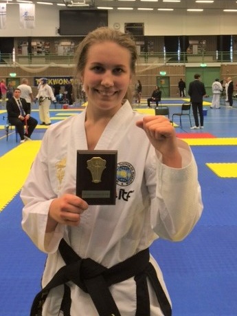 Py Pasanen är svensk mästare i Taekwon-do.