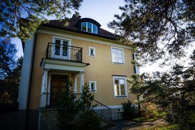 Villa Skoga - historisk byggnad och centralpunkt i Kungsängens centrum.