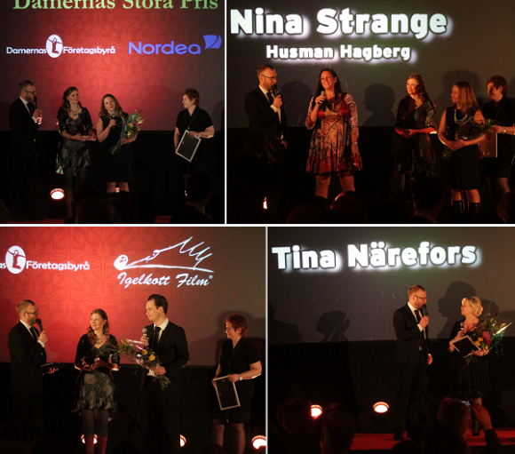Damernas Företagsbyrå delar ut två priser på Upplands-Brogalan. Damernas Stora Pris och &Aring;rets Inspiratör. Vinnare 2015 blev Nina Strange och Tina Närefors.
