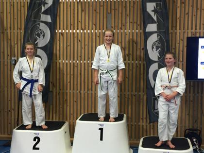 Mi tävlingsdebuterade i Nordic Ju-Jutsu Cup. I karate har hon dock tävlat förr, så hon var inte helt utan tävlingserfarenheter. Vann gjorde hon i alla fall!